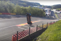 El coche SMP Racing BR Engineering BR1 número 17: Stéphane Sarrazin, Egor Orudzhev, Matevos Isaakyan, accidentado en Spa
