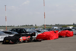 Le auto di René Rast, Audi Sport Team Rosberg, Audi RS 5 DTM, Jamie Green, Audi Sport Team Rosberg, Audi RS 5 DTM, Nico Müller, Audi Sport Team Abt Sportsline, Audi RS 5 DTM, nel parco chiuso