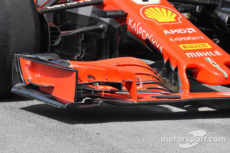 Ferrari SF71H ön kanat detayı