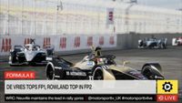 Formula E: De Vries tops opening practice for Mercedes at Berlin E-Prix
