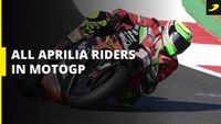 All Aprilia's riders from their return to MotoGP