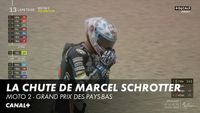 Alors en tête, Marcel Schrötter chute à mi-course