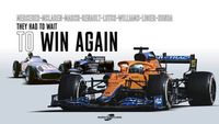 F1 teams who had to wait to win again