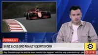 Formula 1: Sainz backs grid penalty despite form