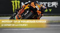 Le départ du Grand Prix de République Tchèque de MotoGP