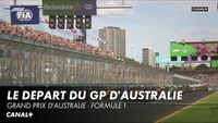 Le départ du GP d'Australie