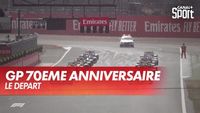 Le départ du Grand Prix du 70ème Anniversaire