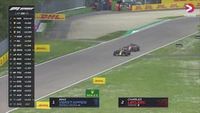Max Verstappen pakt Charles Leclerc in sprintrace GP Imola