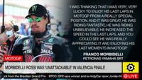 Moto GP: Morbidelli says Rossi was “unattackable” in Valencia finale