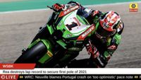 WSBK: Rea sets new lap record to claim pole position