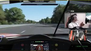 Így evett Leclerc vezetés közben a virtuális Le Mans-i 24 órás versenyen