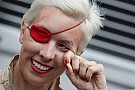 De Villota reveals crack in Duxford crash helmet De Villota reveals crack in Duxford crash helmet
