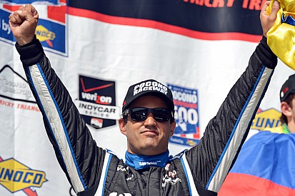 Montoya takes first IndyCar victory since comeback at Pocono