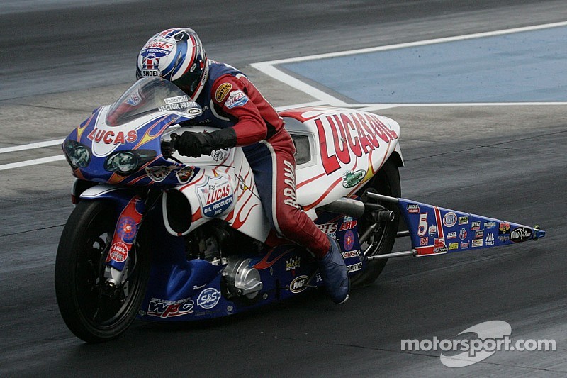 Pro Stock motorcycle rider Hector Arana, Sr., has one goal in mind for Sonoma