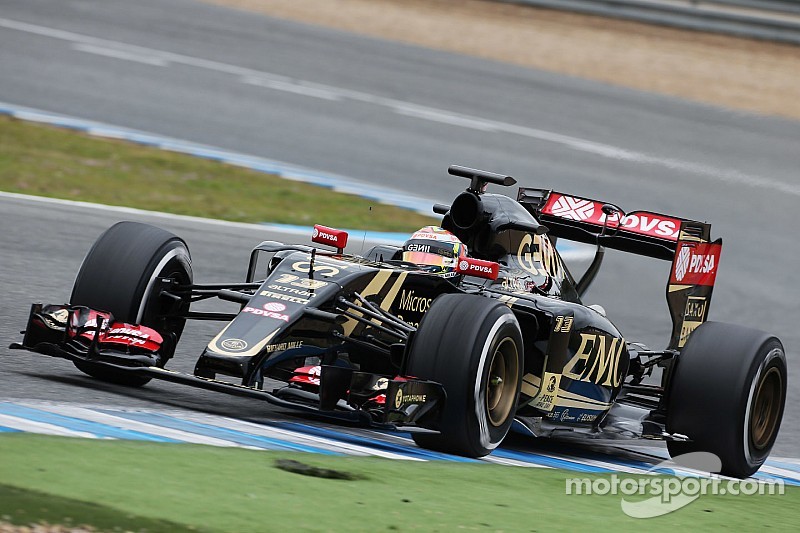 El Lotus E23 entró a por primera vez en Jerez