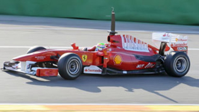 F1: Massa si conferma al top a Valencia