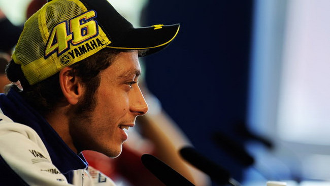 Valentino Rossi è sceso in pista a Misano
