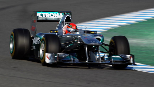 Jerez, Day 2: Schumi torna grande per un giorno