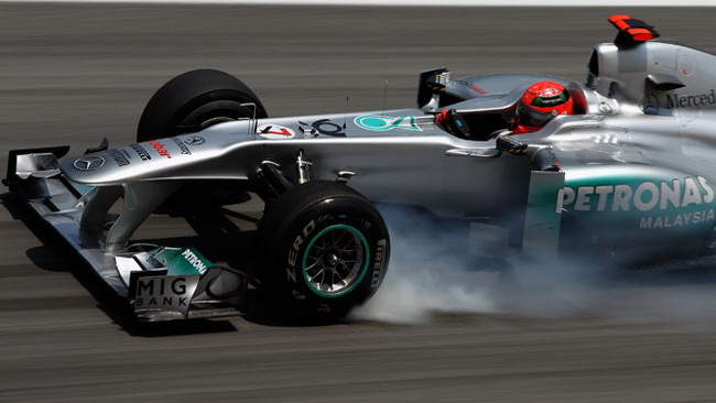 Qualifica 2, Sepang: escluso Michael Schumacher