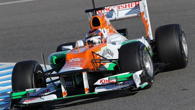 Jules Bianchi in pista nelle Libere di Shanghai