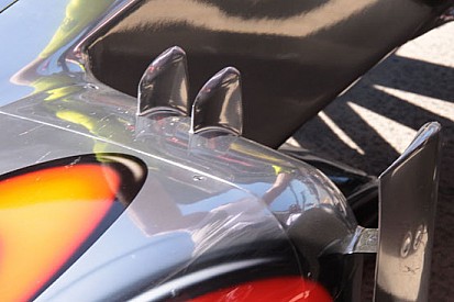 La McLaren con due pinne sulla pancia