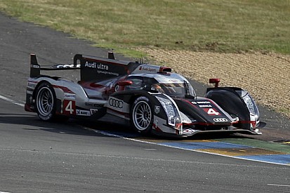 L'Audi R18 #4 spaventa Bonanomi ma poi riparte