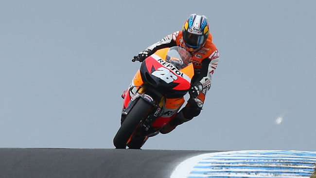 La pioggia ha impedito a Pedrosa di migliorarsi