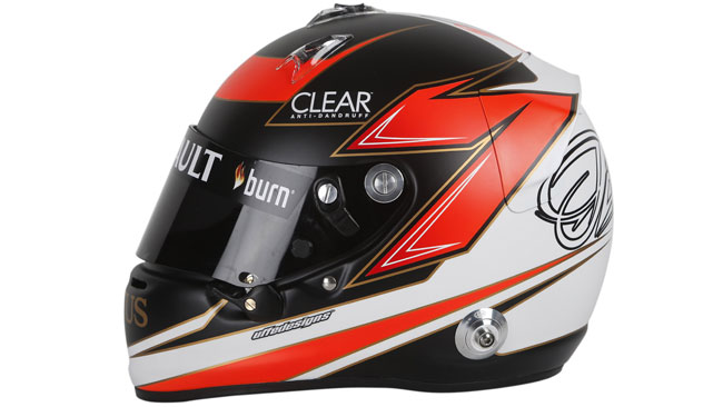 Ecco il nuovo casco di Kimi Raikkonen