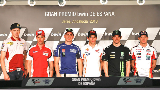 Lorenzo e Marquez subito protagonisti in conferenza