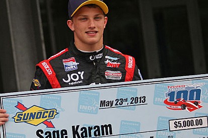Prima pole per Sage Karam ad Indianapolis