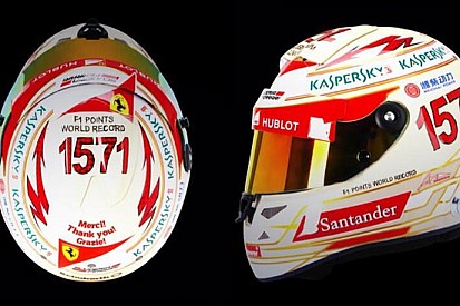 Ecco il casco di Alonso per celebrare il record