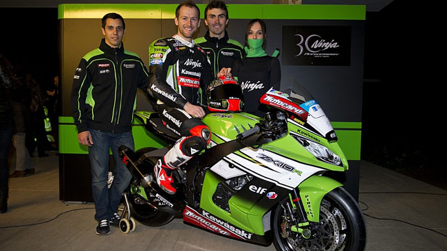 Nuovi colori per la Kawasaki nella stagione 2014