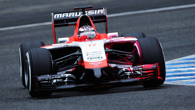 Jules Bianchi apre e chiude per la Marussia a Sakhir