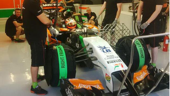 Force India: prove di aerodinamica per Hulkenberg
