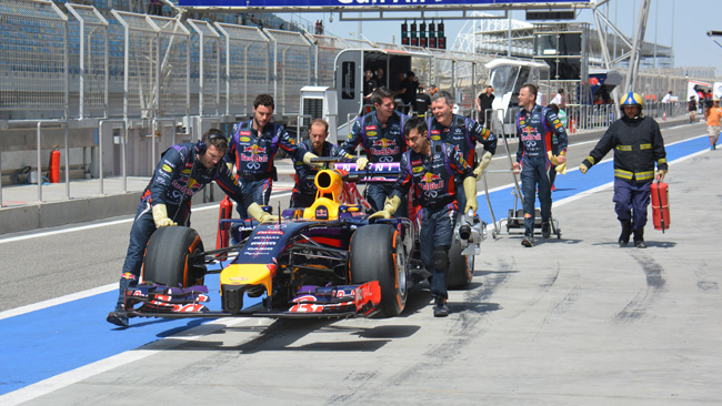 Bahrein, Day: ferma di nuovo la Red Bull in pitlane!
