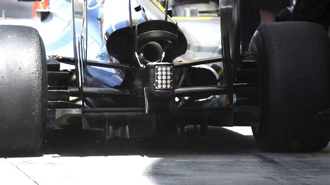 Mercedes con un raffreddamento asimmetrico!