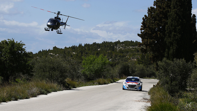 Acropoli, PS2: Sorpasso delle Peugeot 208 T16