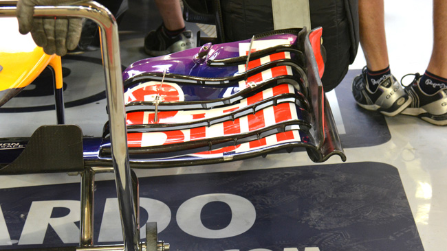 La Red Bull scarica le ali: niente upper flap
