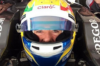 Gutierrez a Fiorano per il filming day Sauber