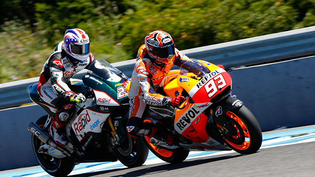 Jerez, Libere 4: Marquez tallonato dalle due Yamaha