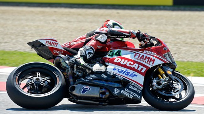 Imola, Libere 1: Davide Giugliano e la Ducati al top