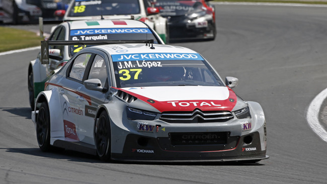 Salzburgring, Gara 2: López batte Tarquini e Monteiro