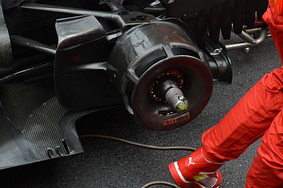 Ferrari: vista in griglia la nuova presa dei freni