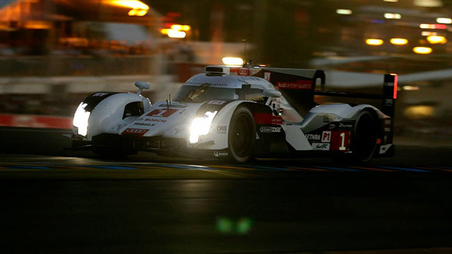 Audi R18: i fari laser migliorano il contrasto