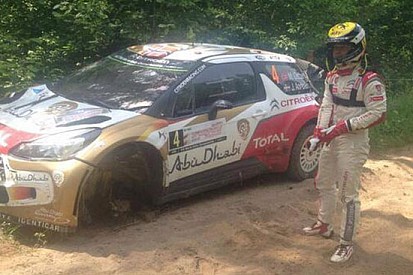 Polonia, PS14: Ostberg capotta e blocca Ogier