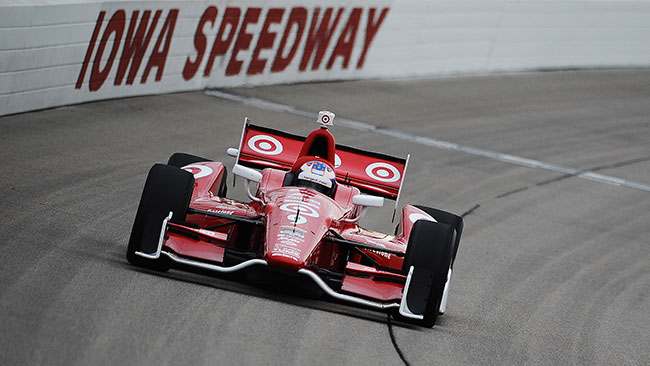 Prima fila tutta Ganassi Racing all'Iowa Speedway