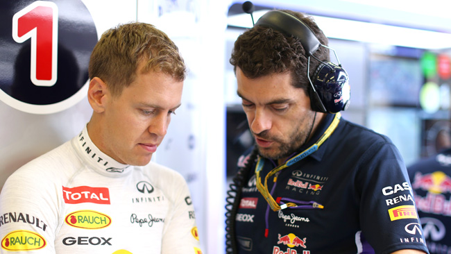 Vettel cambierà l'ingegnere di pista in Red Bull