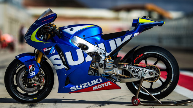 Suzuki con Aleix Espargaro e Vinales nel 2015