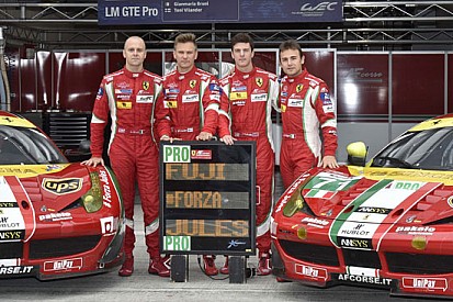 Un messaggio per Bianchi dai piloti Ferrari nel WEC