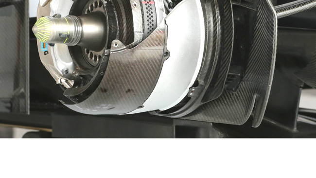 Williams: brake duct con il soffiaggio aggiuntivo